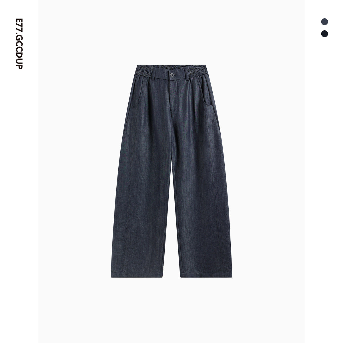 Cationic Dyed Ultra-Thin Wrinkle-Resistant Casual Jeans – Loose Straight-Leg Denim Pants | Yamalinclothes