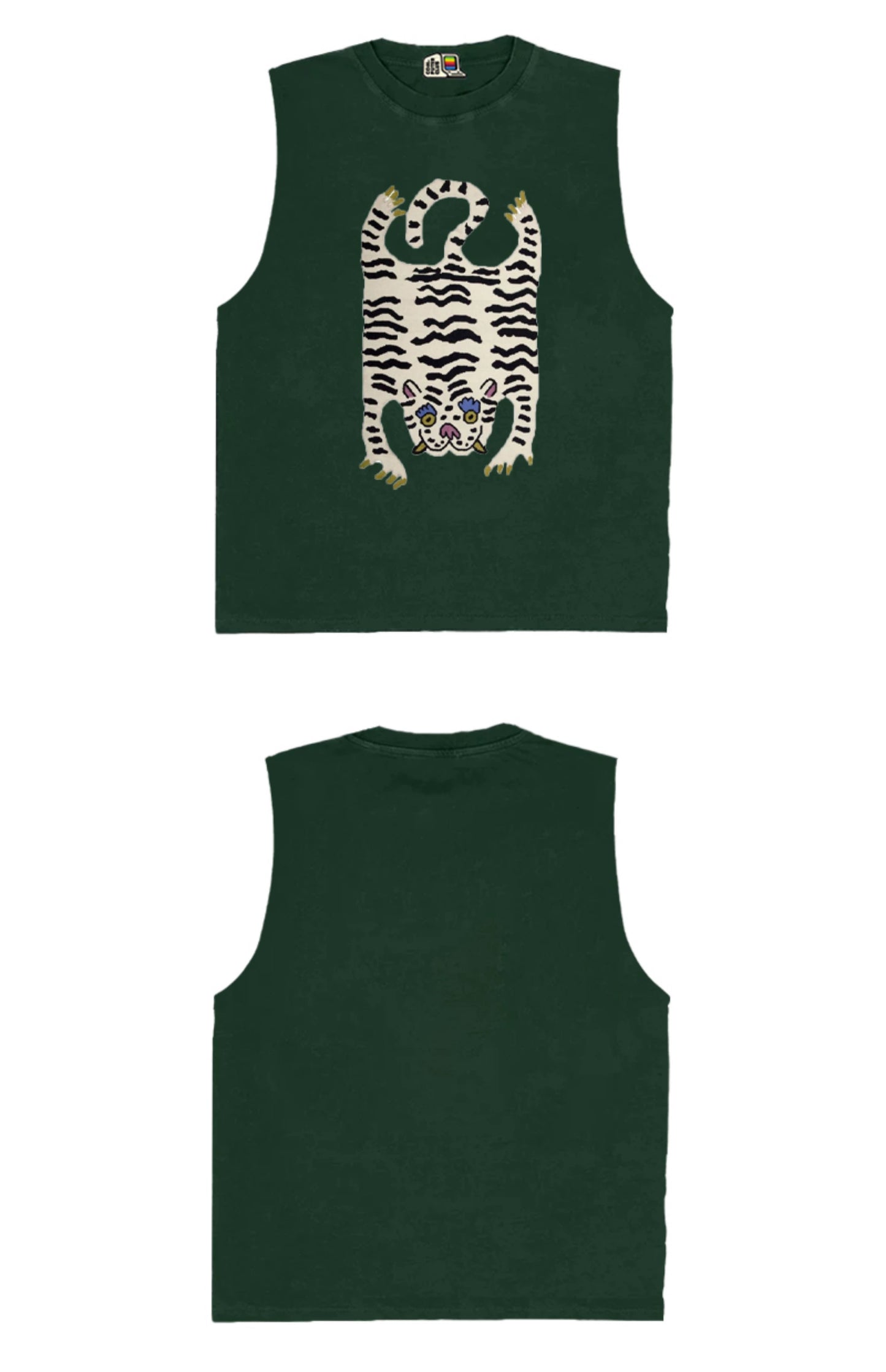 All Nature Artist Series Cool Wind Fried Street Vest Cut Sleeves Premium Plus Size Super Cool Loose