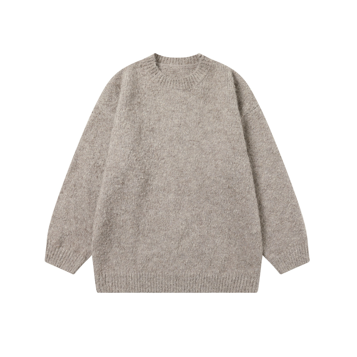 Retro Lazy Wool Knit Pullover – Loose Unisex Sweater | Yamalinclothes