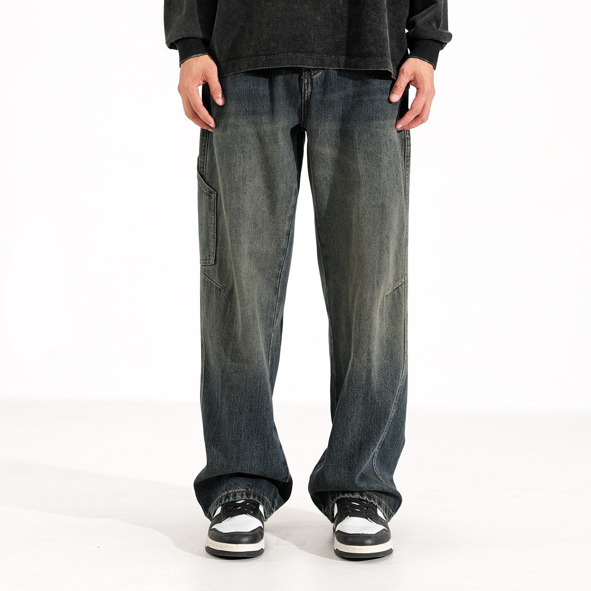 Cargo Jeans – Vintage Wash & Wide Leg | Yamalinclothes