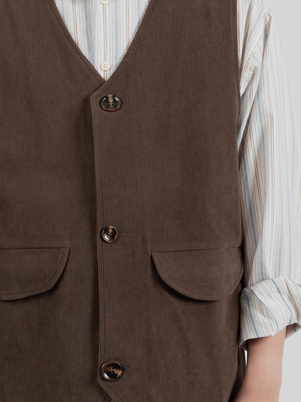 Corduroy overalls vest for men, spring and autumn, Japanese retro vest vest, casual vest coat