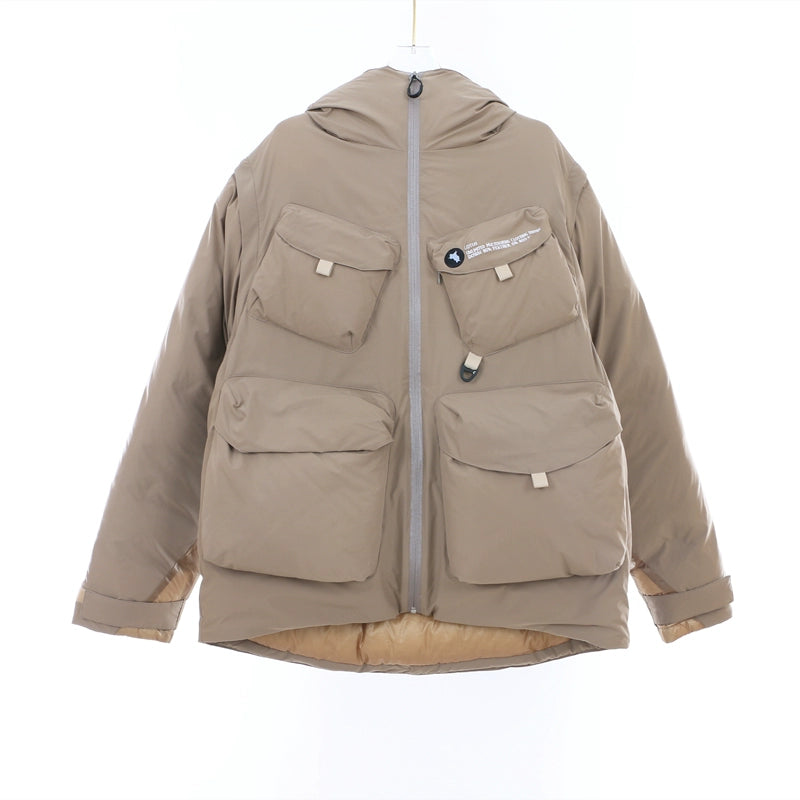CMF multi-pocket detachable functional wind hooded down jacket vest Dong Jie with the same jacket outdoor waterproof jacket