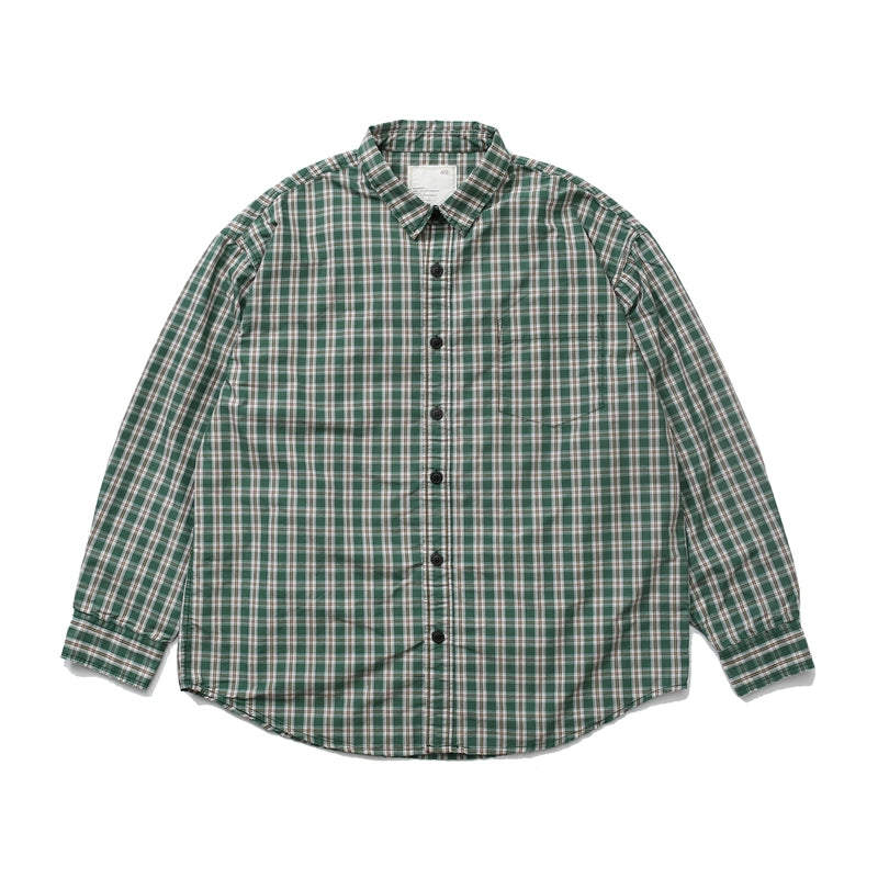 Check shirt loose casual all-matching City boy shirt