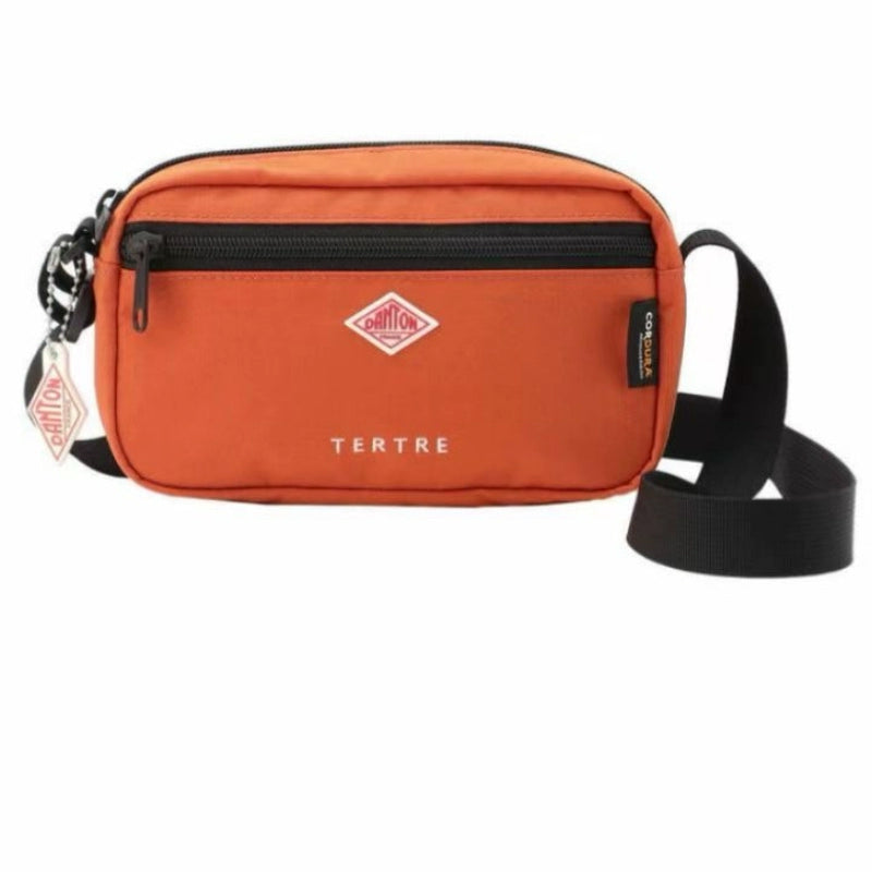 cotton arabesque water ripple cowhide Japanese men's and women's trend crossbody shoulder bag