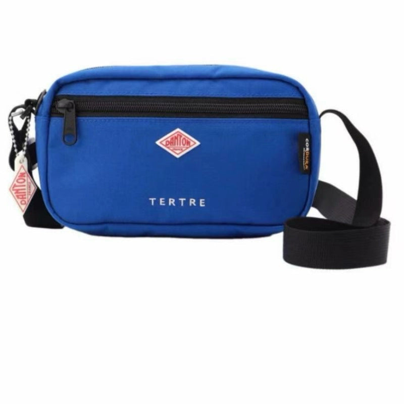 cotton arabesque water ripple cowhide Japanese men's and women's trend crossbody shoulder bag
