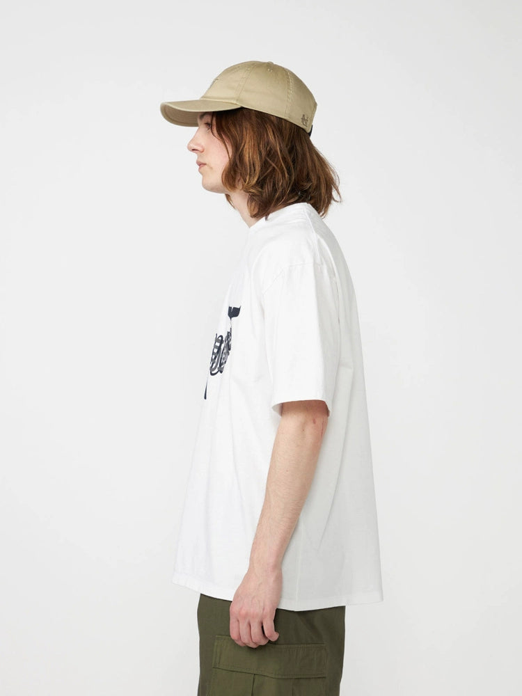 Nissan whale print short sleeve T-shirt for men and women trend loose casual T-shirt