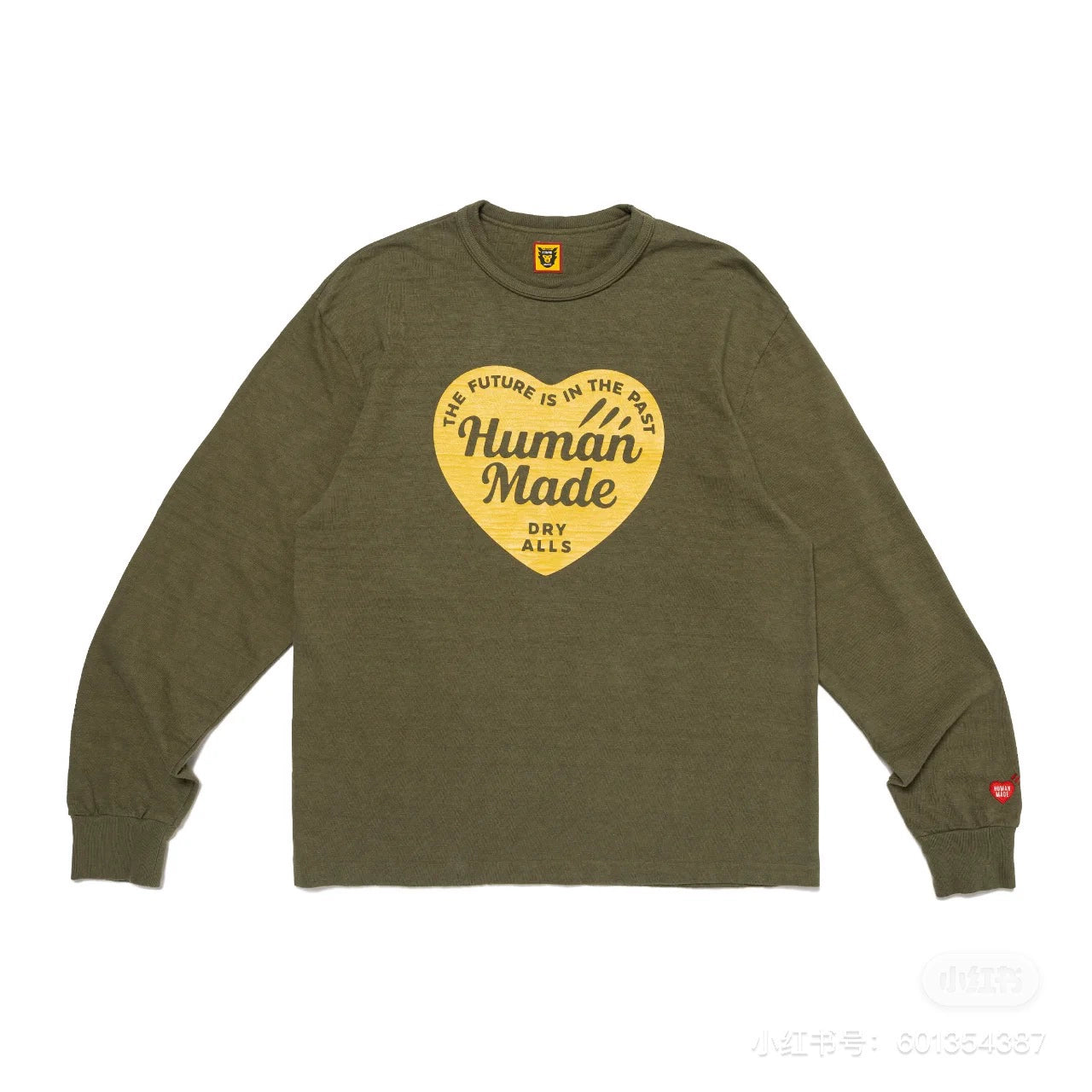 Heavy cotton long sleeve T-shirt loose casual cartoon print retro base shirt