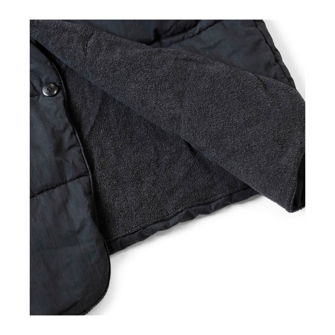 Japanese Mid-Length Quilted Cotton Jacket - Wrap Style 3/4 Sleeve (Unisex)