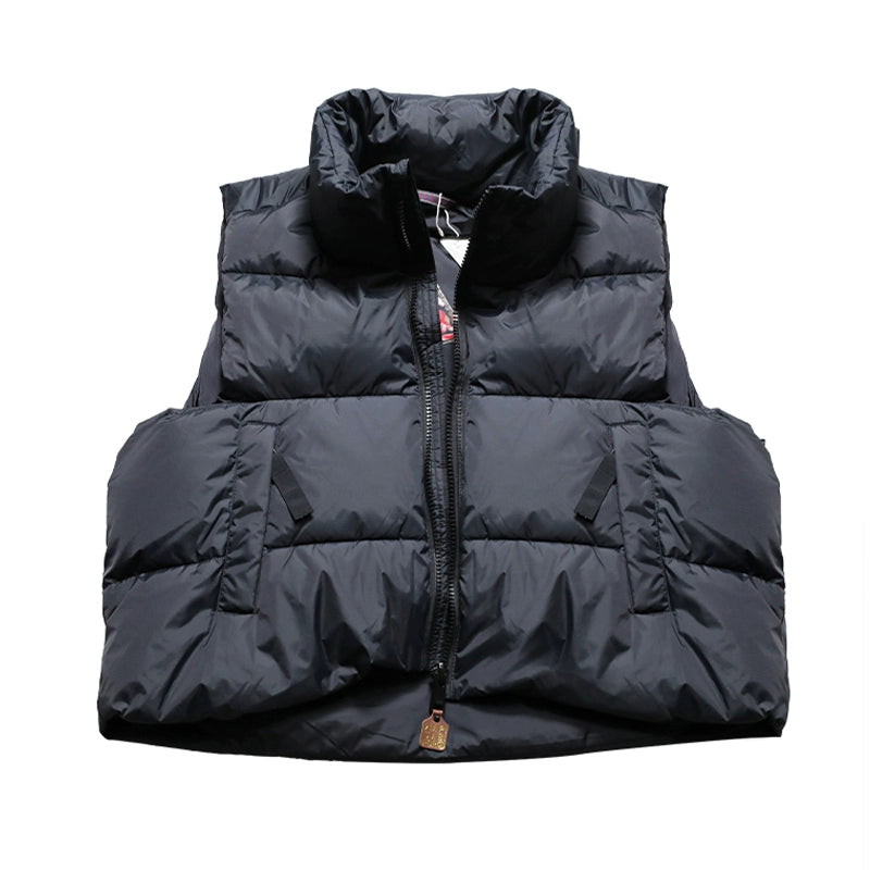 KAPITAL Kazuhiro Hirata reversible printed multi-pocket couple down vest Yu Wenle in stock