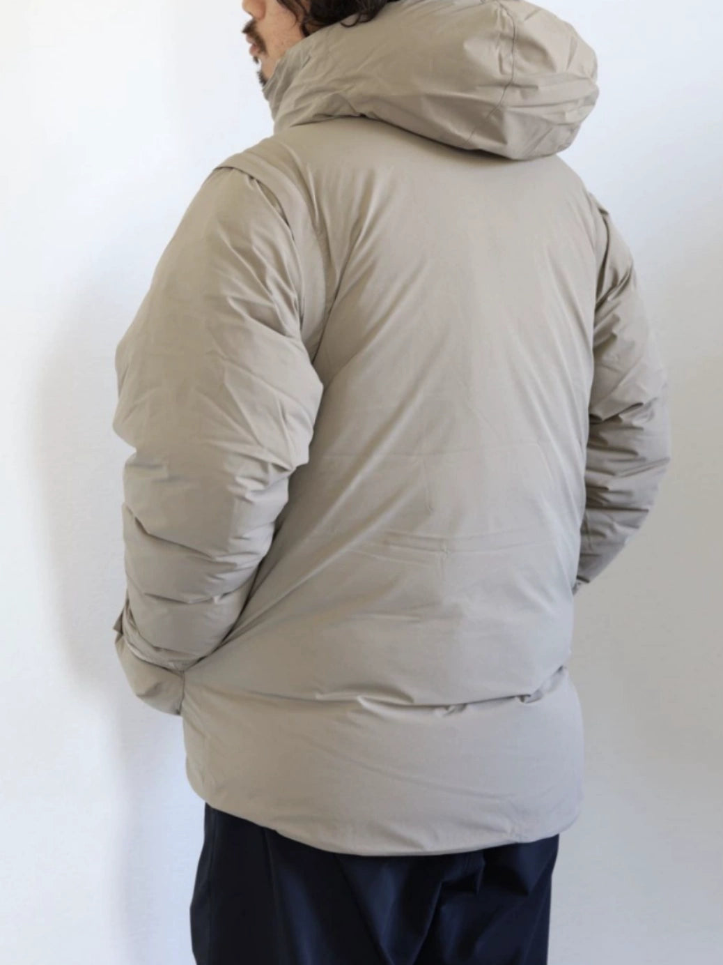 CMF multi-pocket detachable functional wind hooded down jacket vest Dong Jie with the same jacket outdoor waterproof jacket