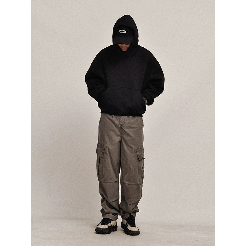 Hoodie Short Wide Hoodie Big Sweater for Men and Women OVERSIZE