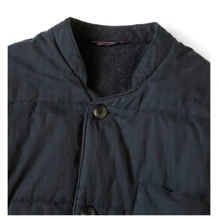 Artisan Mid-Length Quilted Wrap Cotton Coat – Unisex | Yamalin clothes | Vintage workwear outfit for men