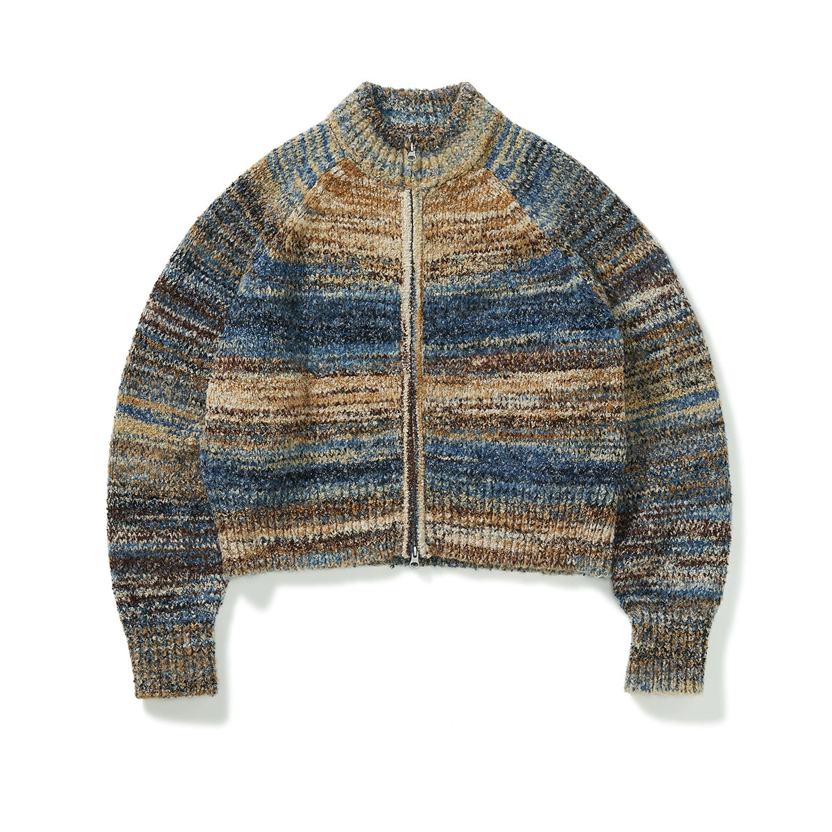 714street cardigan jacket men's couple wear half turtleneck sweater autumn and winter brand sweater striped cardigan