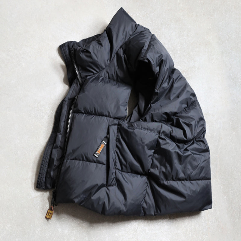 KAPITAL Kazuhiro Hirata reversible printed multi-pocket couple down vest Yu Wenle in stock