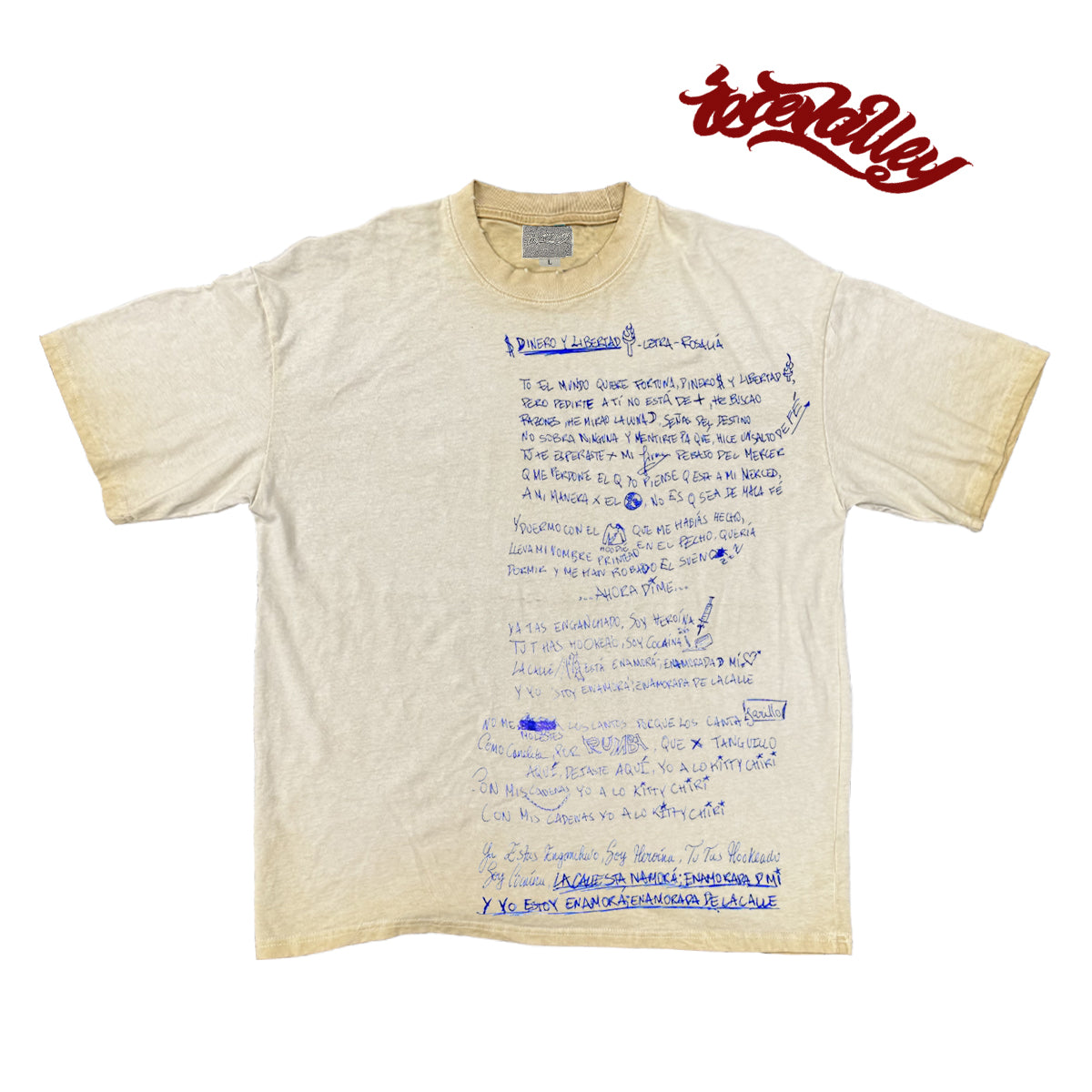 Broken hole niche washed t-shirt shoulder old high street short sleeve dark tattoo artist
