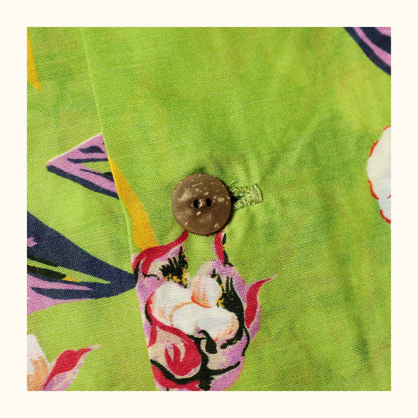 unisex floral print Japanese all-over casual short-sleeved shirt