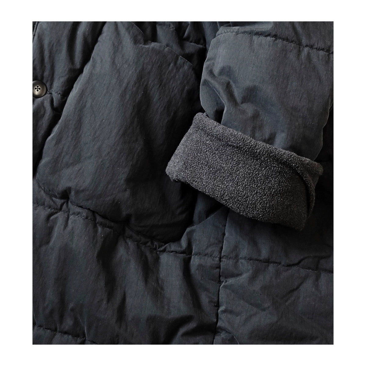 Artisan Mid-Length Quilted Wrap Cotton Coat – Unisex | Yamalin clothes | Vintage workwear outfit for men