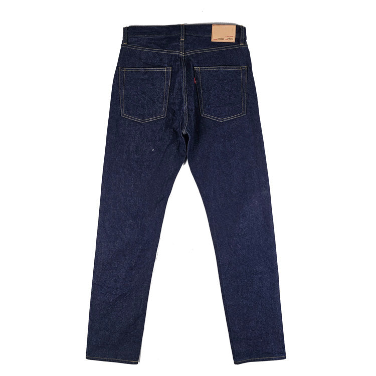 replica Indigo rope dyed white ears cattle jeans