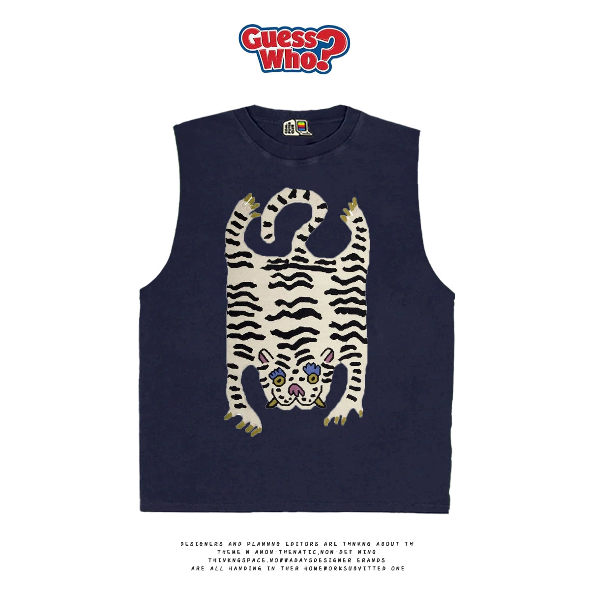 All Nature Artist Series Cool Wind Fried Street Vest Cut Sleeves Premium Plus Size Super Cool Loose