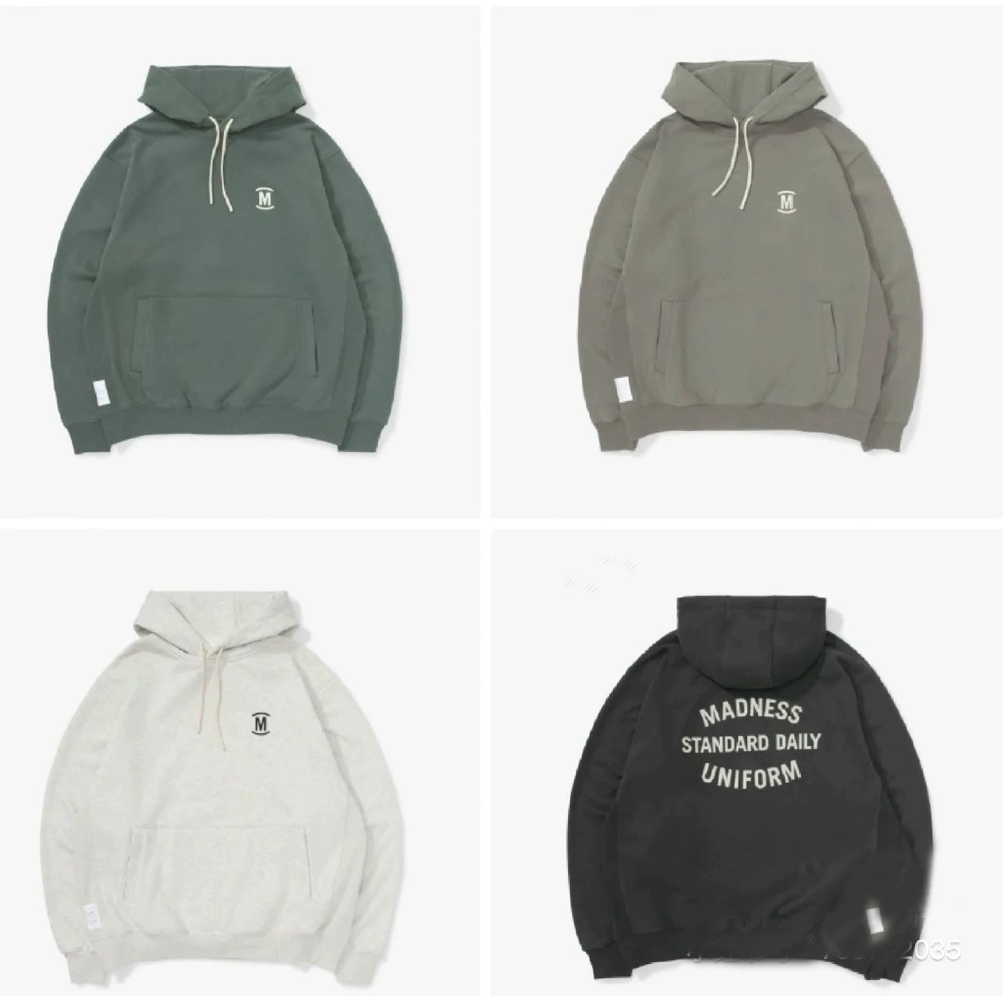 Heavy terry hooded hoodie man