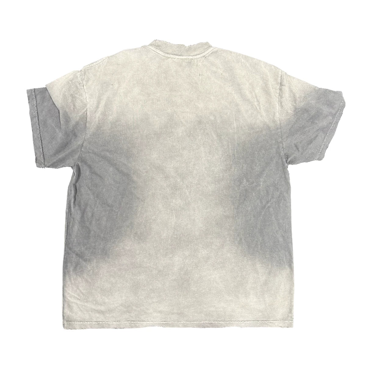 Graphic T-Shirt – Faded Typography & Dip-Dye Finish | Yamalinclothes