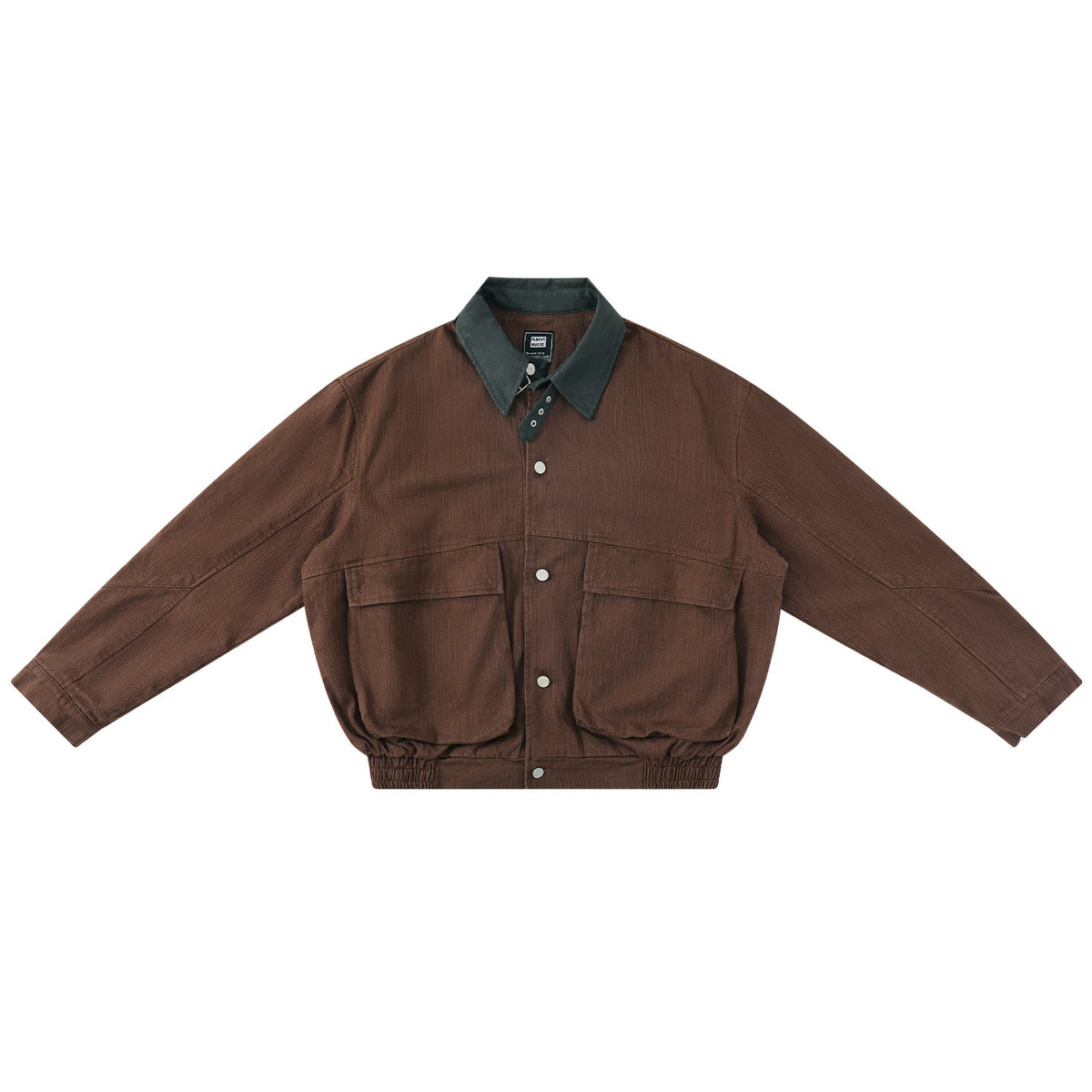 American Vintage Large Pocket Waist-Cinching Jacket – 100% Cotton Men's Streetwear Coat | Yamalinclothes
