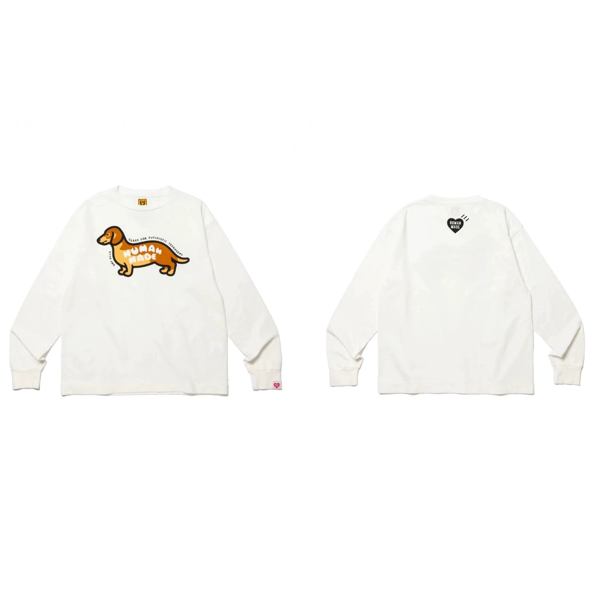 Japanese animal cartoon print long-sleeved T-shirt heavy bottoming shirt