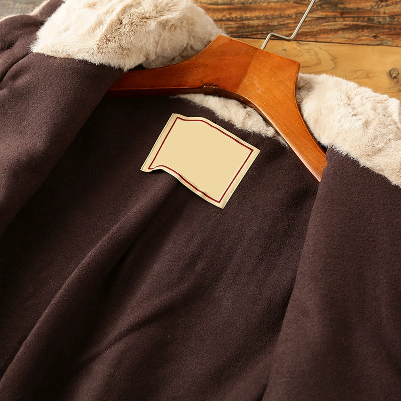 Heavy attack Italian single foreign trade men's high-end stand collar wool thickened knitted cardigan sweater outer winter