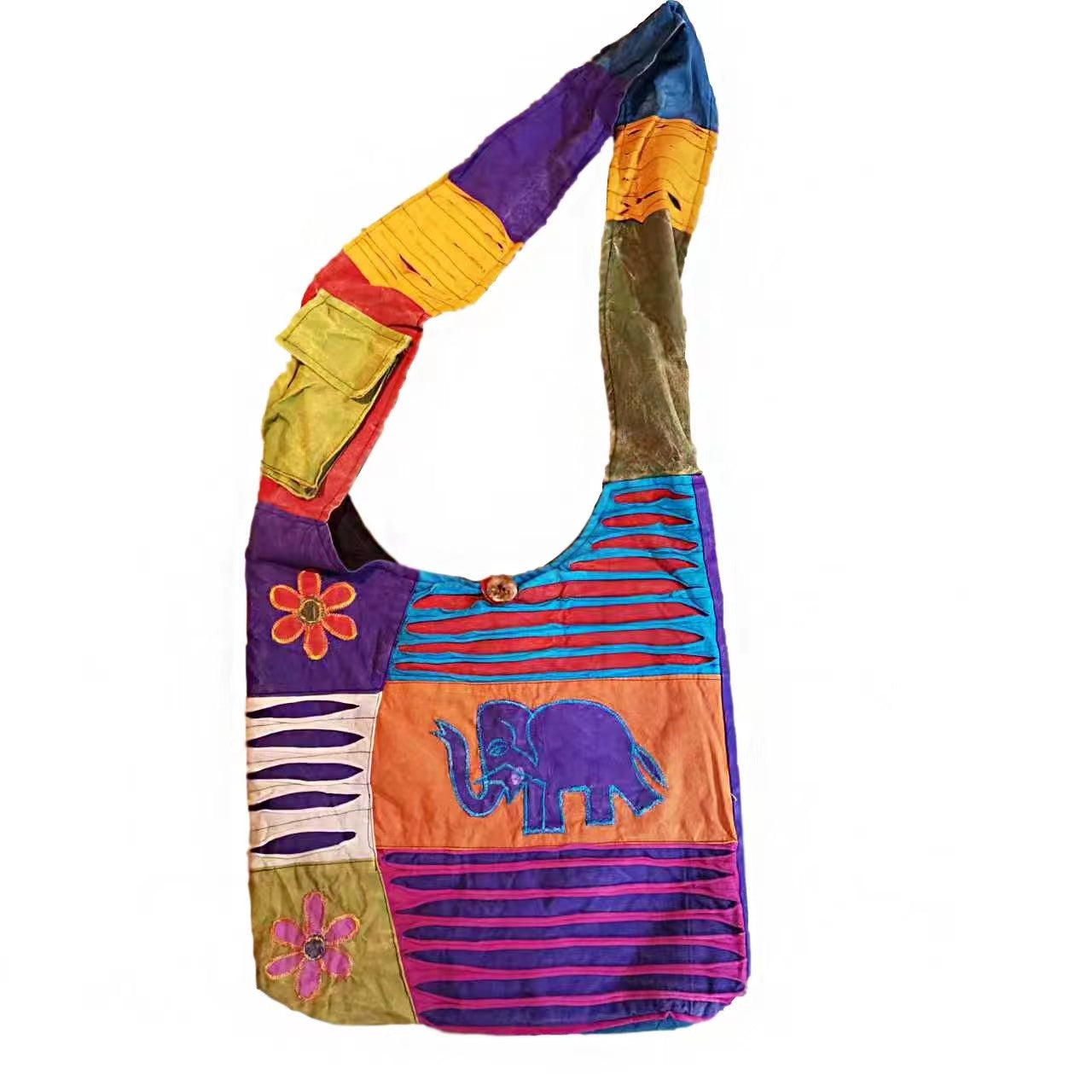 Nepalese women's bags, net red bags, handmade bags, large-capacity shoulder bags, travel outdoor storage, cross-body bags