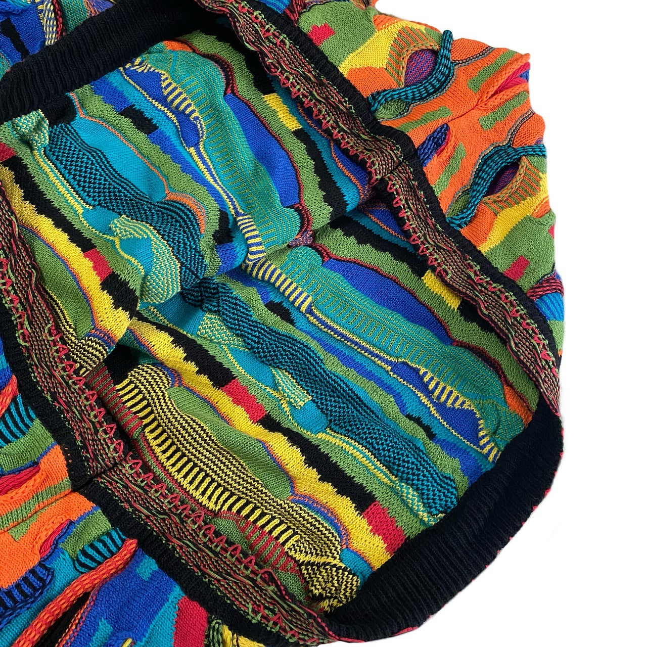 Japanese vintage loose bf pop contrast ethnic style knit pullover sweater Amazon