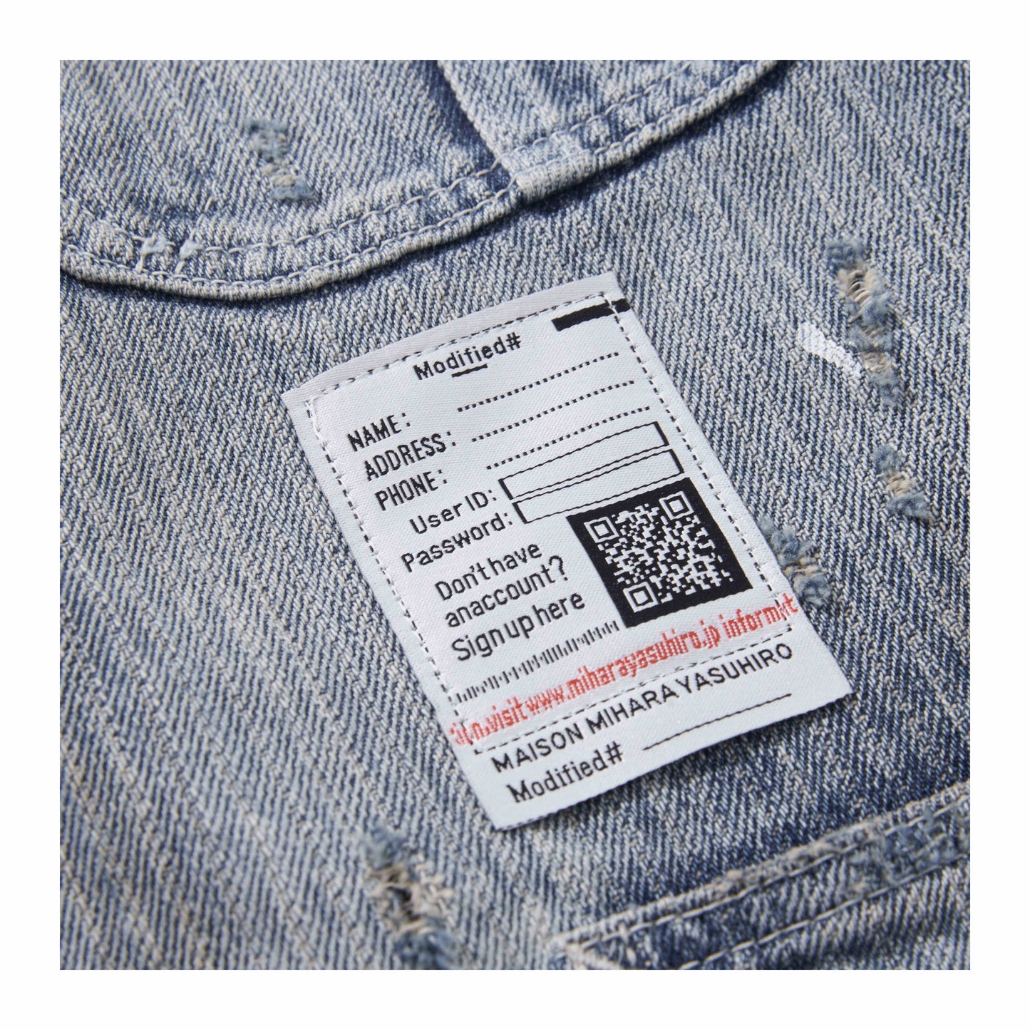 25SS Japanese washed water old loose lapel denim coat