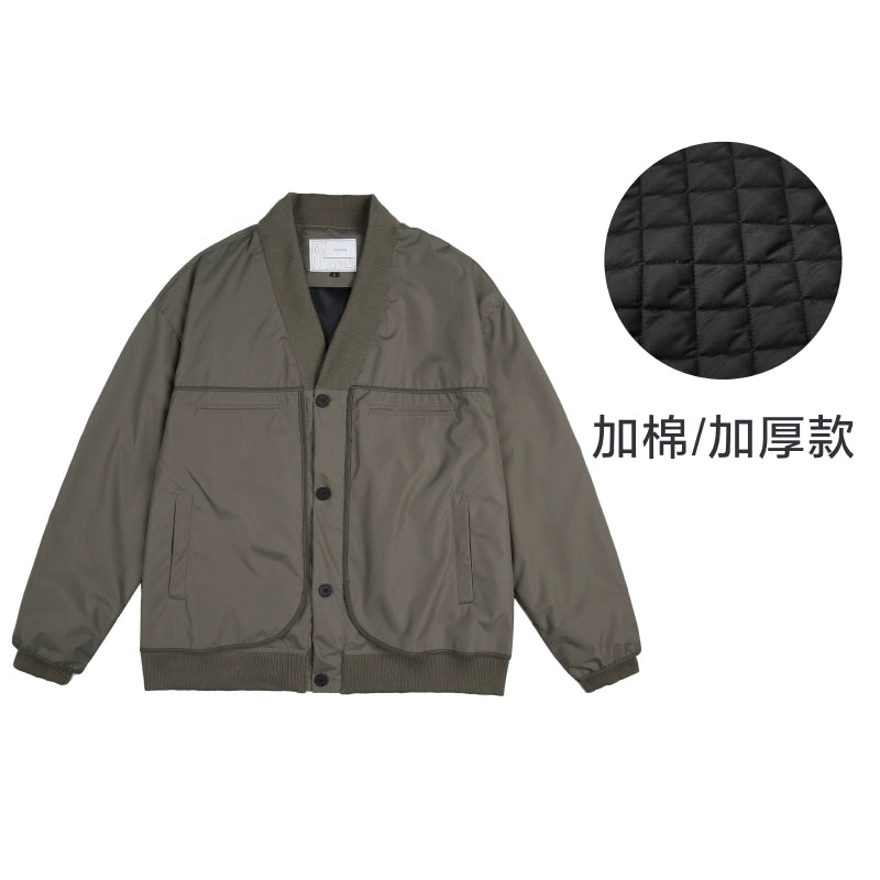 New autumn and winter cotton thick loose Japanese retro outdoor jacket men's trend