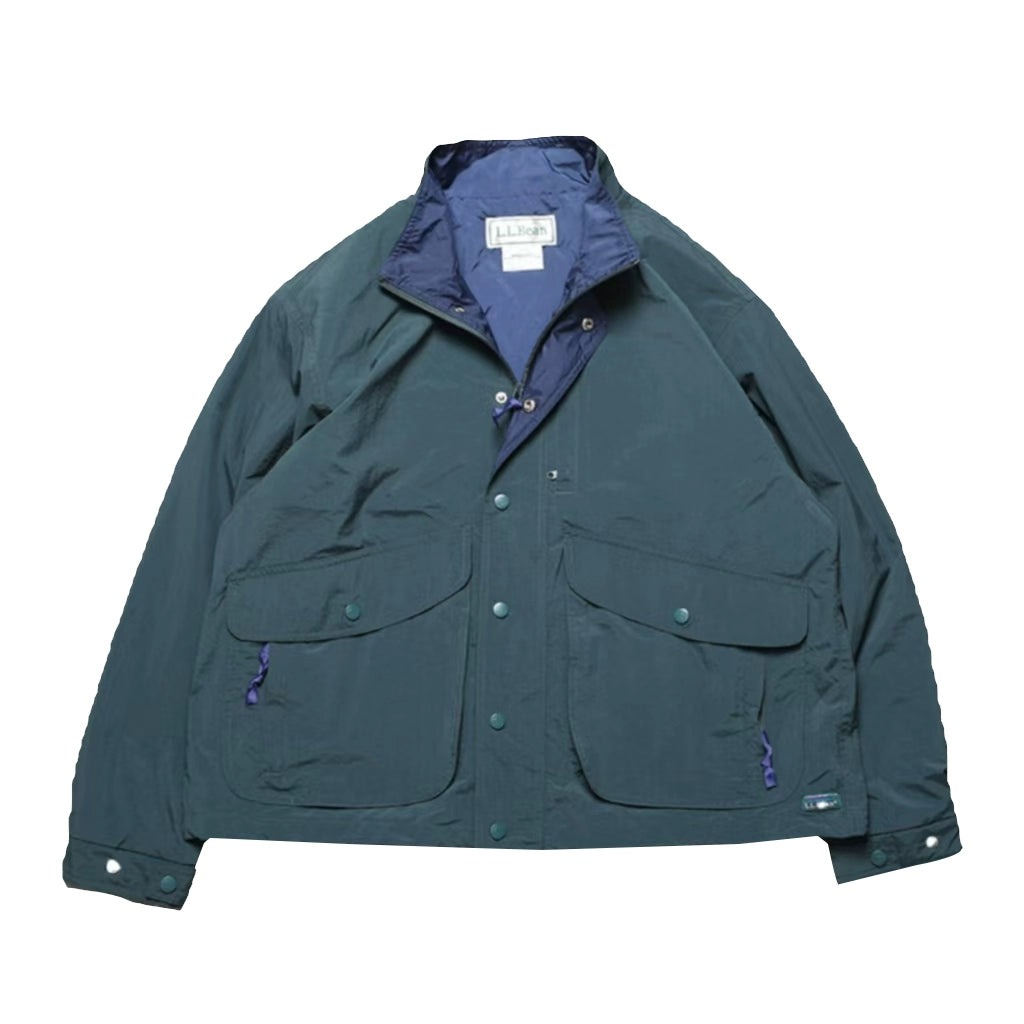 Couple Casual Retro Japanese Waterproof Outdoor Nylon Stand Collar Jacket