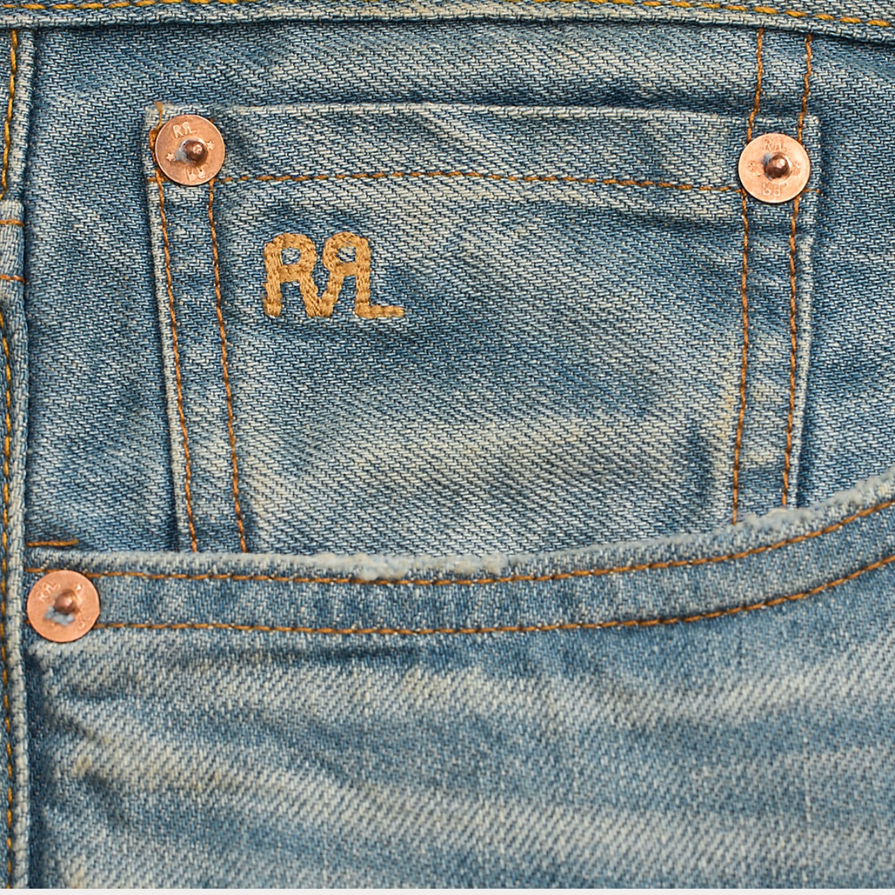 25SS Double R Japanese casual distressed vintage destruction embroidery reshuffled ripped straight-leg denim trousers
