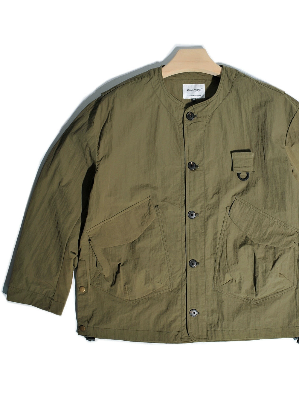 CityBoy Minato Wind Turbine Mountain Outdoor Hunting Pocket Collarless Cargo Jacket Japanese Loose Fishing Jacket