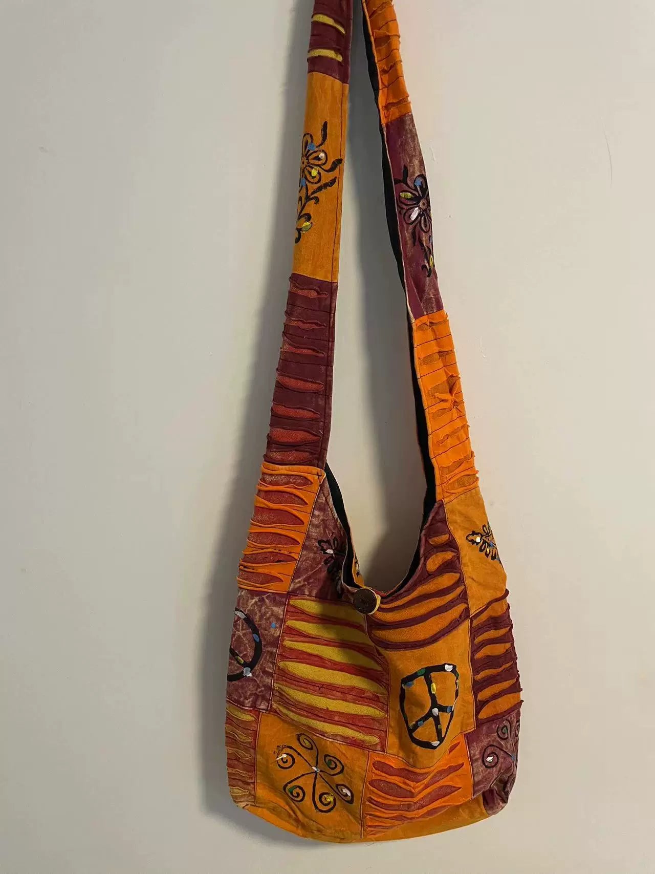 Nepalese women's bags, net red bags, handmade bags, large-capacity shoulder bags, travel outdoor storage, cross-body bags