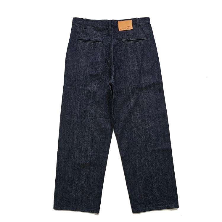 replica high-waisted loose wide-leg cattle jeans