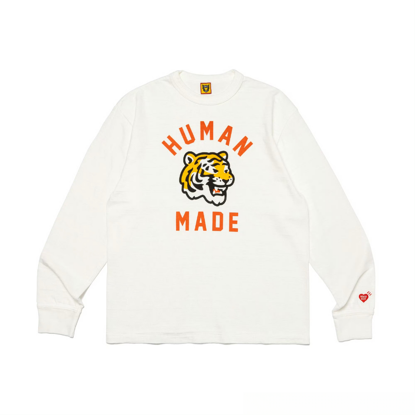 Heavy cotton long sleeve T-shirt loose casual cartoon print retro base shirt