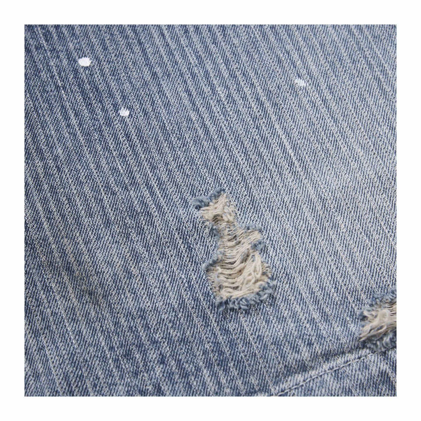 25SS Japanese washed water old loose lapel denim coat