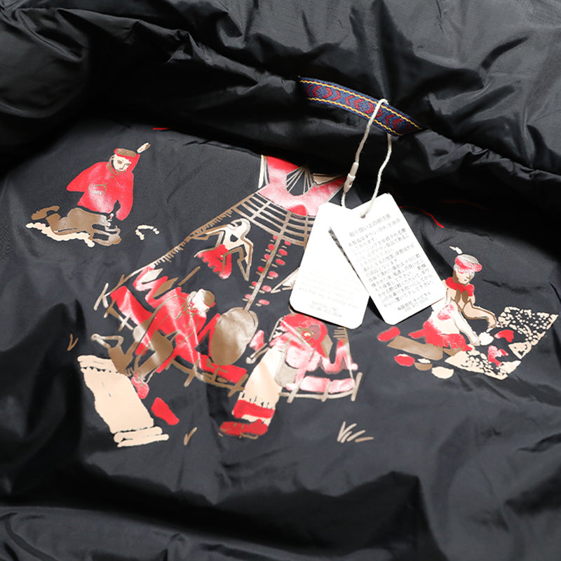 KAPITAL Kazuhiro Hirata reversible printed multi-pocket couple down vest Yu Wenle in stock