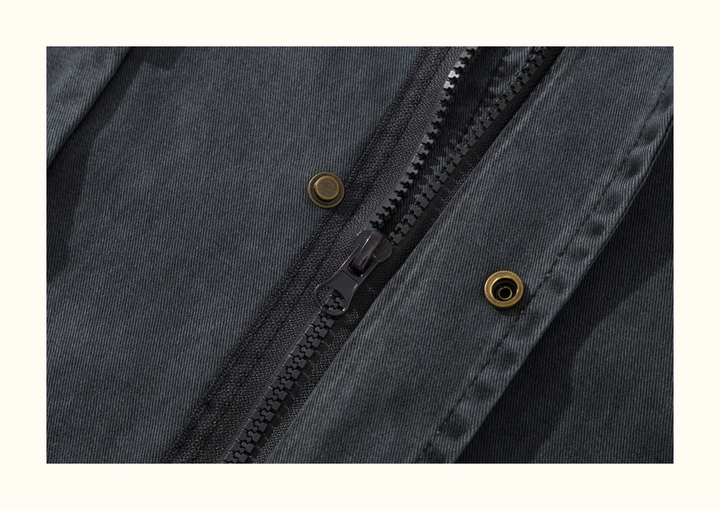 Vintage Washed Multi-Pocket Workwear Jacket – Stand Collar, 2025 Retro Streetwear for Men