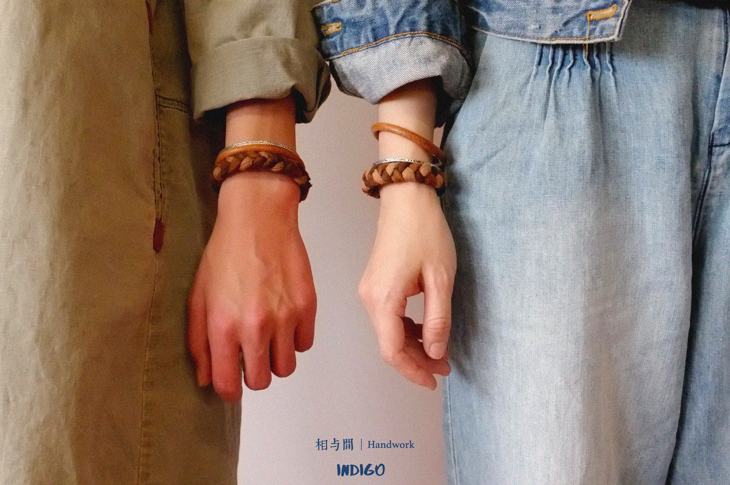 Handmade Vintage Cowhide Bracelet Takahashi Color-Retaining Brass Magnetic Leather Bracelet Couple Leather Bracelet
