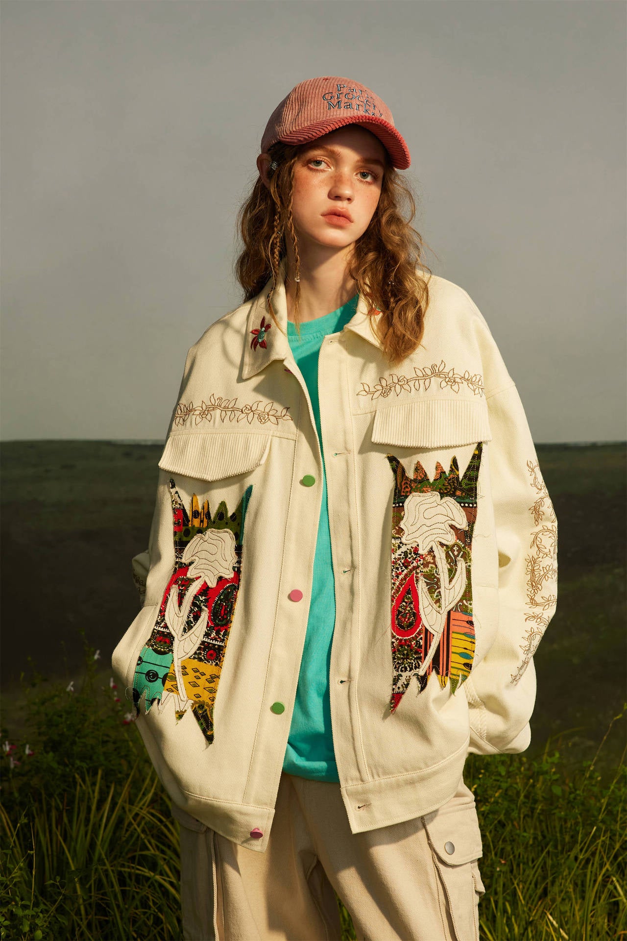Unisex Kapital Vintage Ethnic Embroidered Jacket – Japanese Niche Design High Street Couple Outerwear