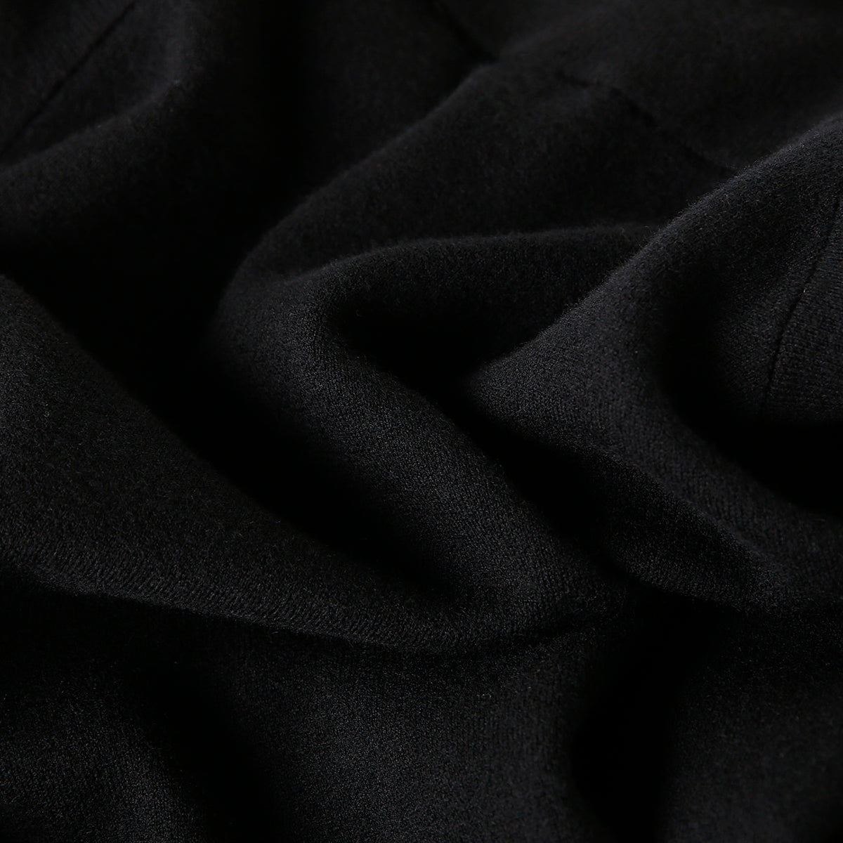 Italian Superfine Golden Wool Stand-Collar Knit – Heavyweight Cardigan Jacket for Autumn/Winter