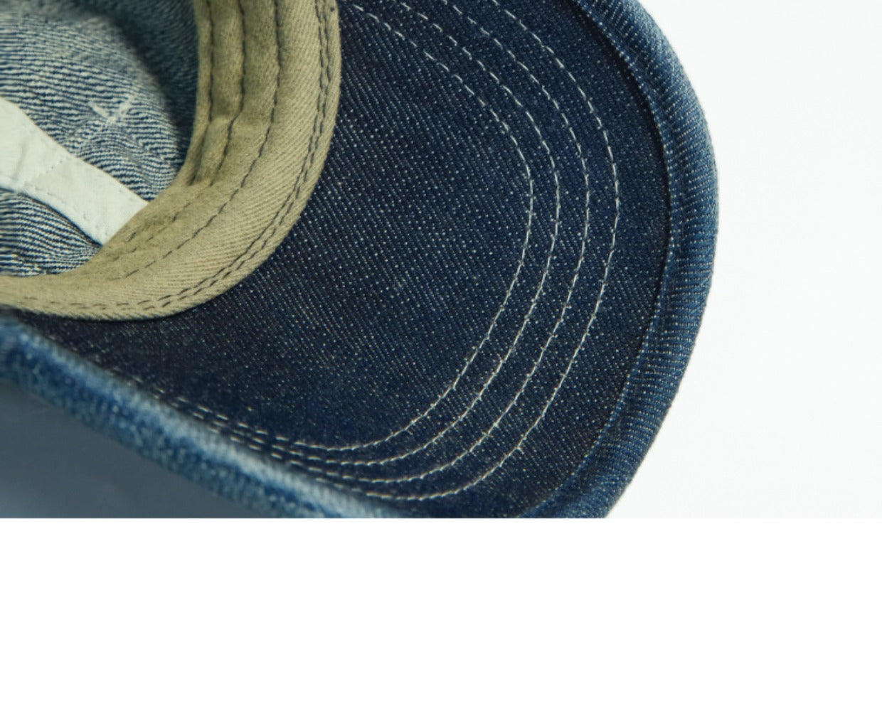 Handmade Vintage Washed Denim Cowboy Hat - Western Style (Unisex)