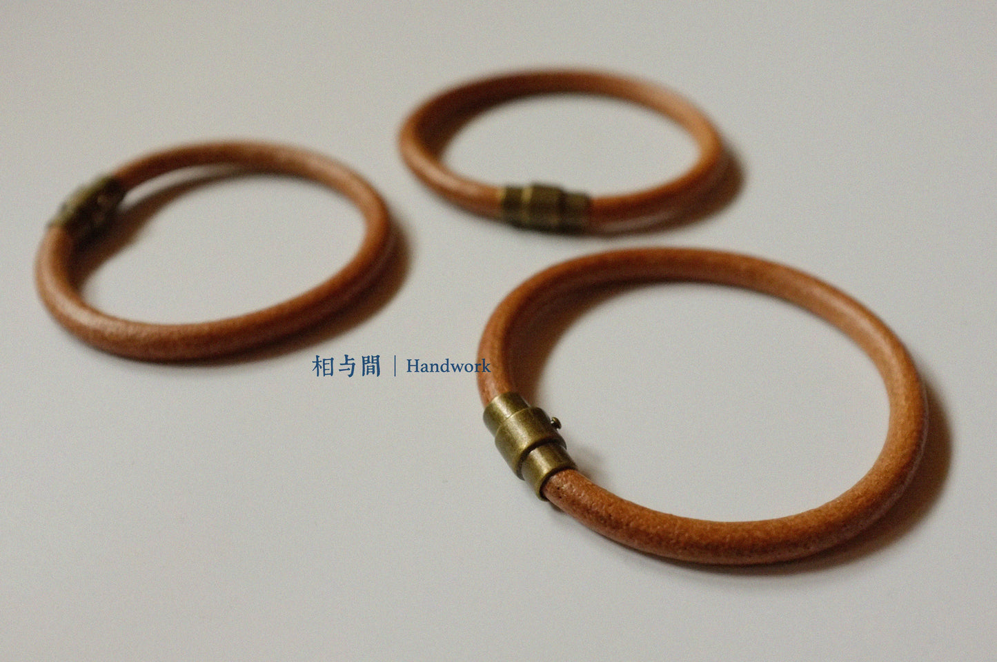 Handmade Vintage Cowhide Bracelet Takahashi Color-Retaining Brass Magnetic Leather Bracelet Couple Leather Bracelet