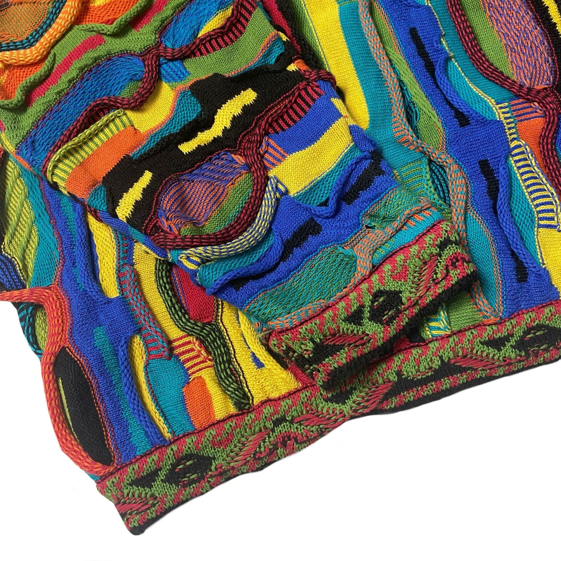 Japanese retro contrast color ethnic style knitted retro round neck pullover sweater s