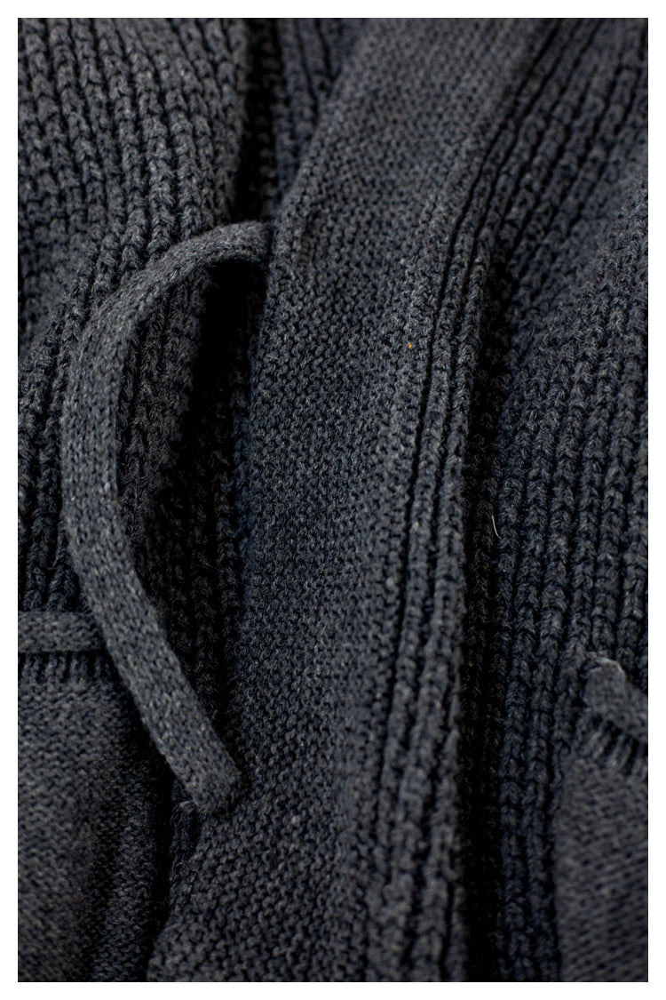 Japanese Kendo-Style Knit Cardigan - Retro Robe Sweater (Unisex)