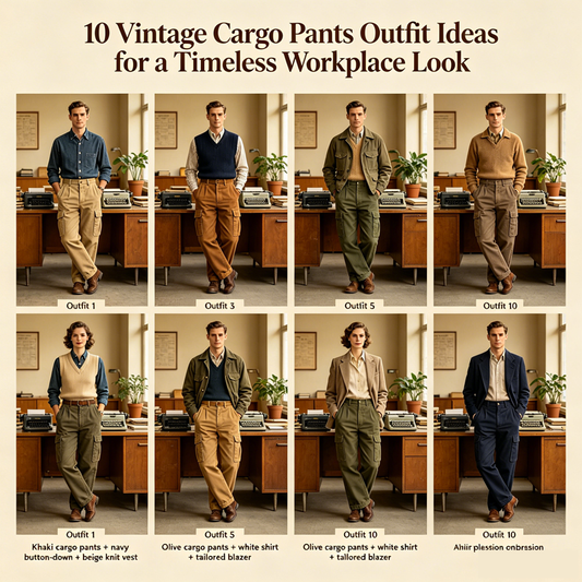 10 Vintage Cargo Pants Outfit Ideas for a Timeless Workwear Look