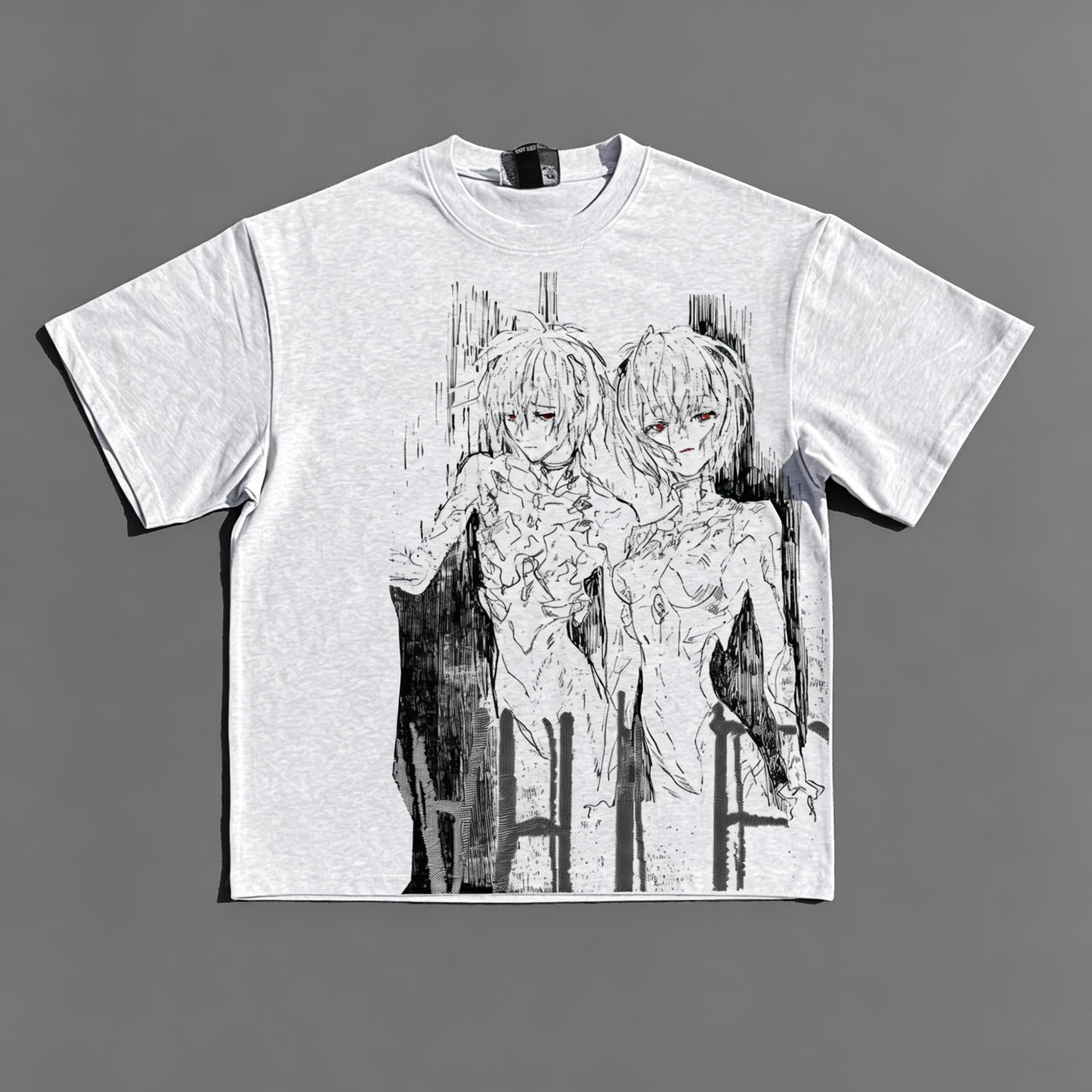 260g Nostalgic Anime Line Art T-Shirt – Unisex Regular & Drop Shoulder